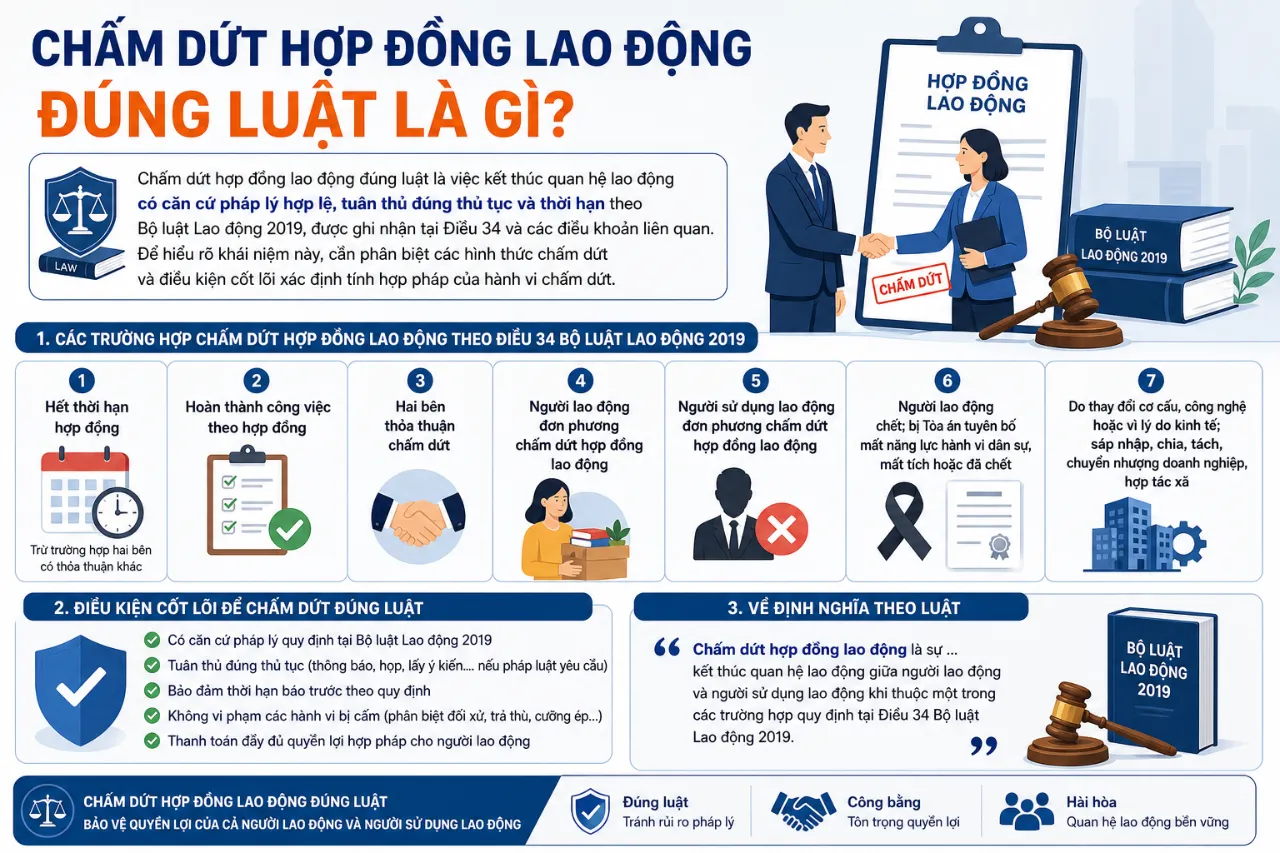 Chấm Dứt Hợp Đồng Lao Động Đúng Luật Là Gì?