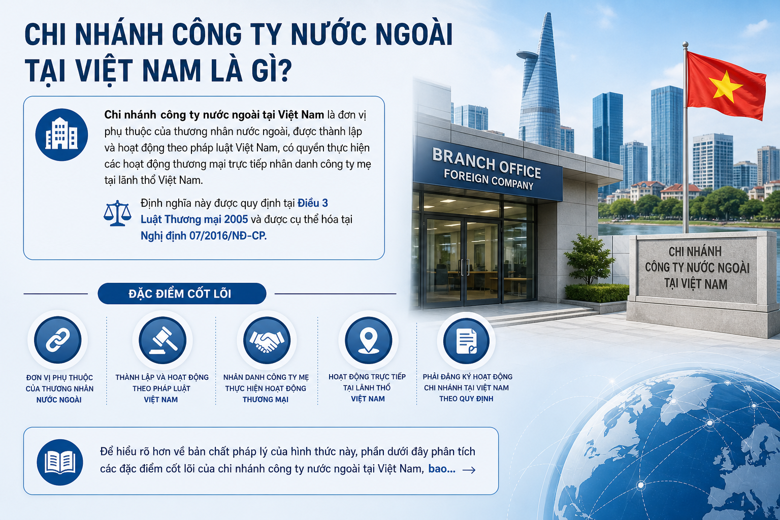 Chi nhánh công ty nước ngoài tại Việt Nam là gì?