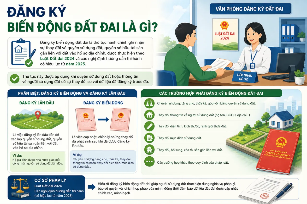 Đăng Ký Biến Động Đất Đai Là Gì?