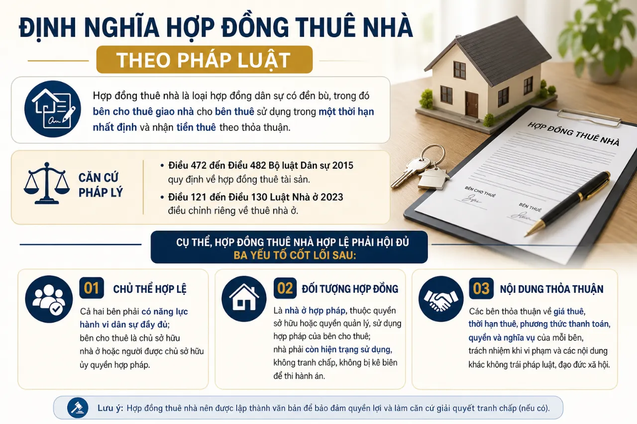 Định Nghĩa Hợp Đồng Thuê Nhà Theo Pháp Luật