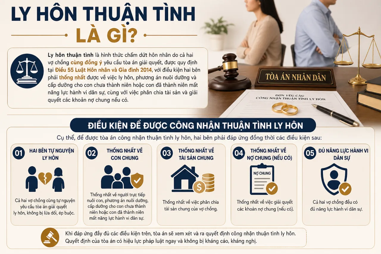 Ly Hôn Thuận Tình Là Gì? Điều Kiện Để Được Công Nhận Thuận Tình Ly Hôn