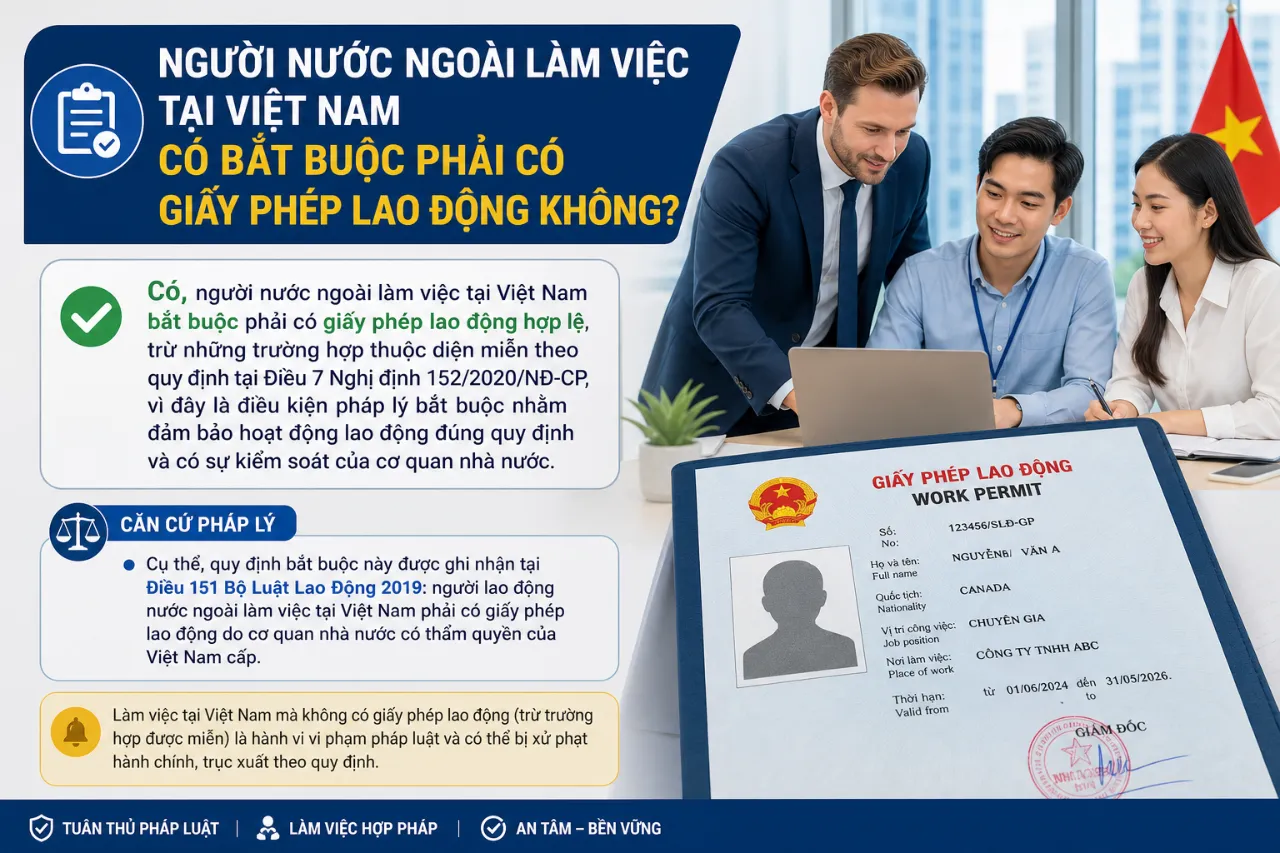 Người Nước Ngoài Làm Việc Tại Việt Nam Có Bắt Buộc Phải Có Giấy Phép Lao Động Không?