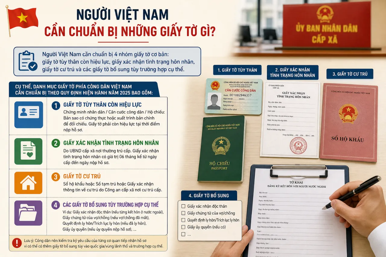 Người Việt Nam Cần Chuẩn Bị Những Giấy Tờ Gì?