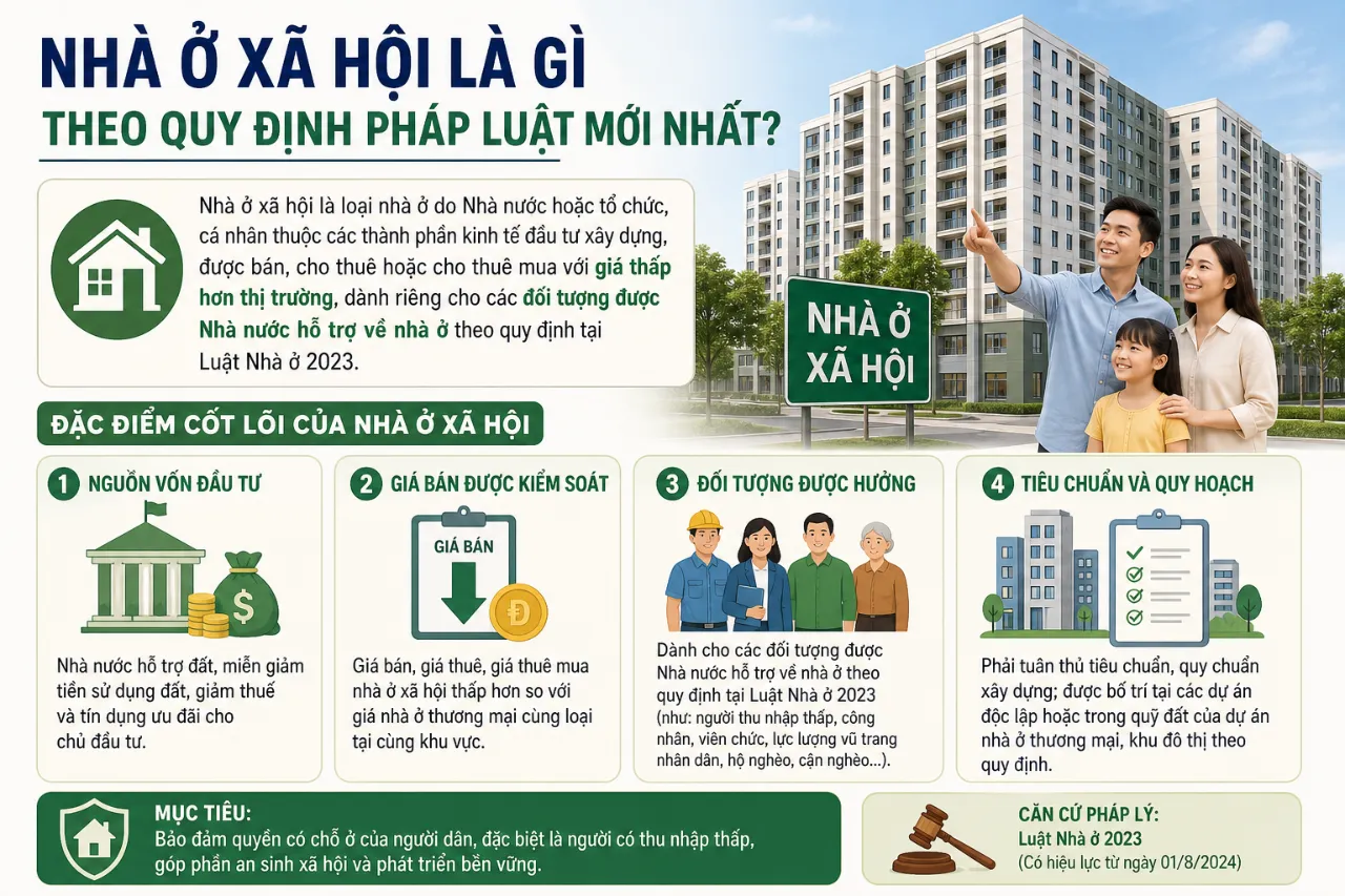 Nhà ở xã hội là gì theo quy định pháp luật mới nhất?