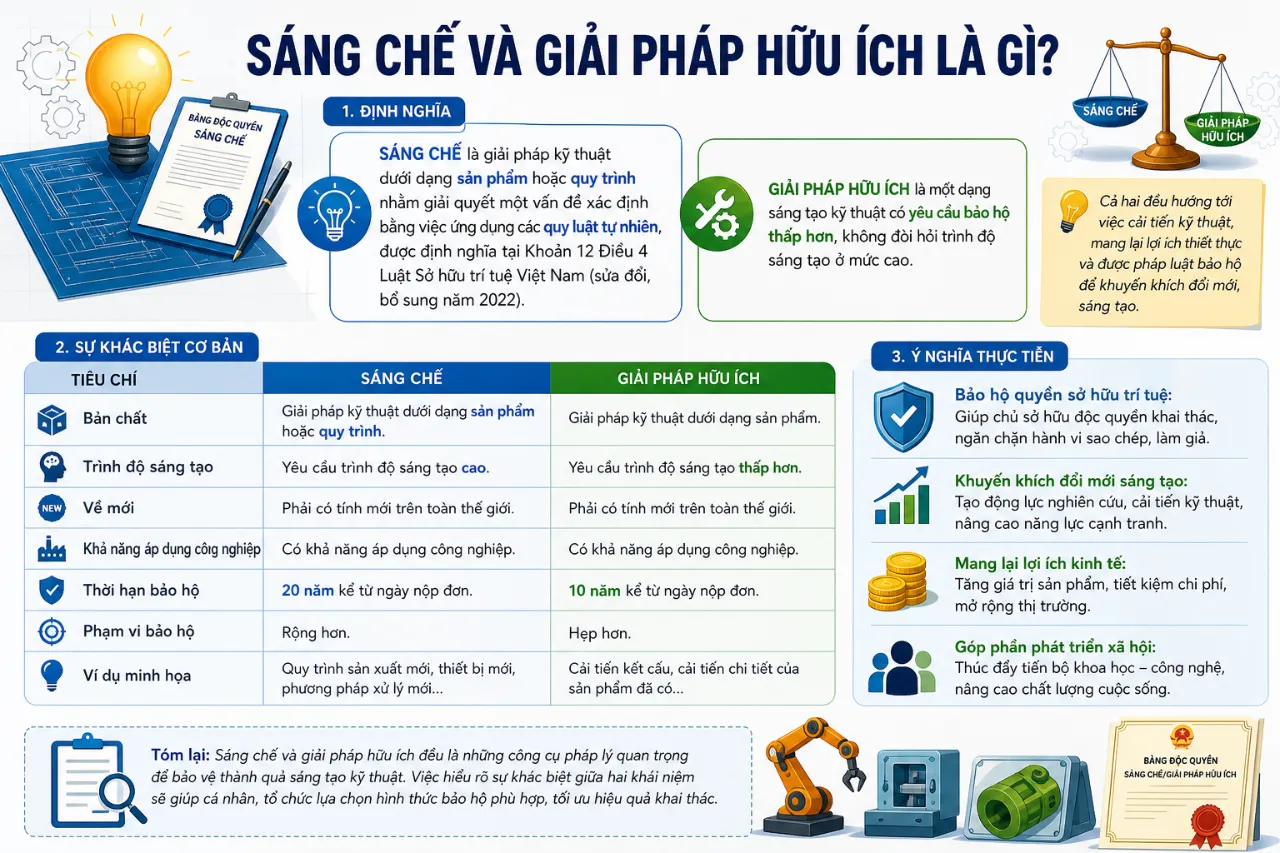 Sáng Chế Và Giải Pháp Hữu Ích Là Gì?