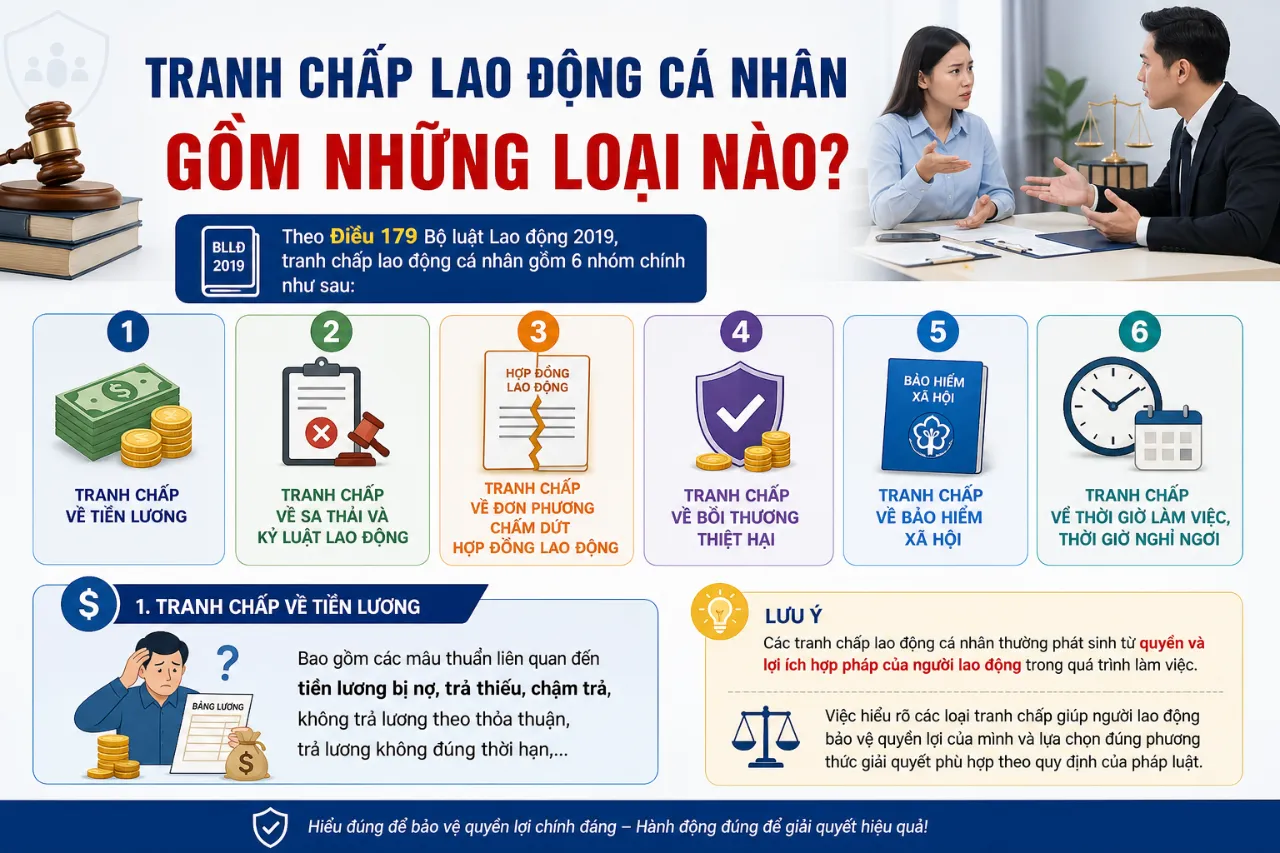 Tranh Chấp Lao Động Cá Nhân Gồm Những Loại Nào?