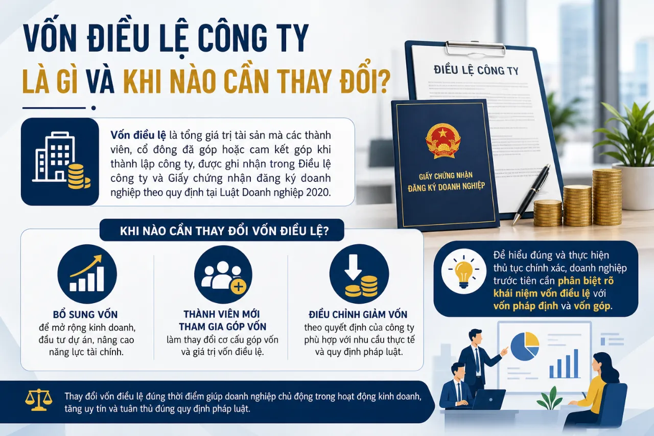 Vốn Điều Lệ Công Ty Là Gì Và Khi Nào Cần Thay Đổi?